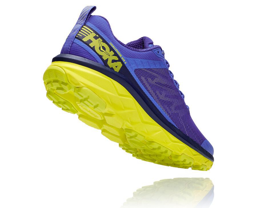 Hoka One One Spor Ayakkabı Erkek Mavi/Yeşil - Challenger Atr 5 - QE1523086